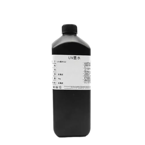 CUAWBAPF 1000ml G5 G6 kompatible Tinte Kompatibel mit Gen5 Gen5i Gen5s Gen6 G3 G4 G5i G6 Gen3 Gen4l Starr und Flexible LED -Härtungstinte(Soft Black) von CUAWBAPF