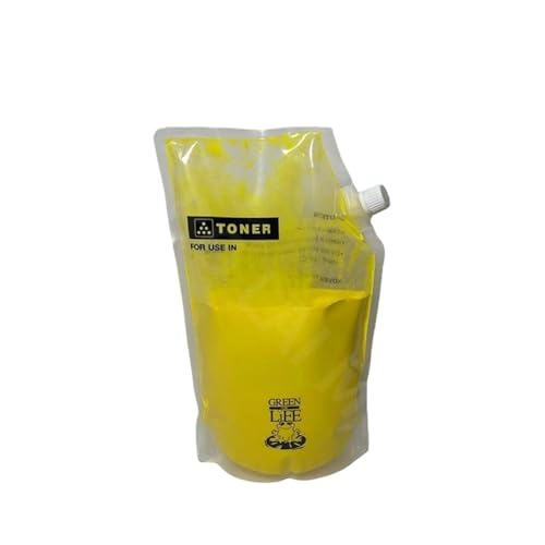 CUAWBAPF 500G Tonerpulver kompatibel mit DocuPrint C5005D und Phaser 7800 Kompatibel mit Kopierer Nachfüllung C5005 C7800 1PCS(Y-500g) von CUAWBAPF