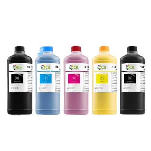 CUAWBAPF 5pc 1000ml Pigmenttinte T694 T963 kompatibel mit Modellen T3000 T3200 T3270 T3070 T5000 T5200 T5070 T5270 T7000 T7200 T7070 T7270 wasserdicht CUAWBAPF 5pc 1000ml Pigmenttinte T694 T963 kompatibel mit Modellen T3000 T3200 T3270 T3070 T5000 T5200 T5070 T5270 T7000 T7200 T7070 T7270 wasserdicht von CUAWBAPF