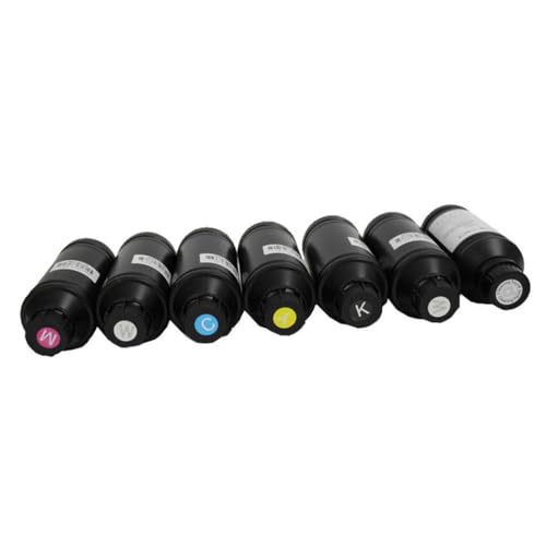 CUAWBAPF 6+1 farbheilbare Tintenset kompatibel Kompatibel mit Roland Mimaki Mutoh DX -Serie Printheads(Hard Ink Set) von CUAWBAPF