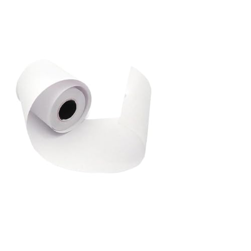 CUAWBAPF 75x60mm Registrierungspapier mit ERC-27 ERC-39 ERC-30 ERC-34 ERC-38 ERC-43 Druckenbänder in Einzelschicht-Doppelschicht- und Dreischichtoptionen kompatibel(10rolls-Single-Layer) von CUAWBAPF