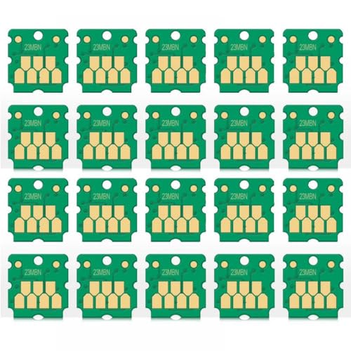 CUAWBAPF C13S210125 Kompatibler Wartungskastenchip Kompatibel mit Weitformatdrucker SC-F170 F100 F130 F160 F150 Abfalltintenschip(20 PCS) von CUAWBAPF