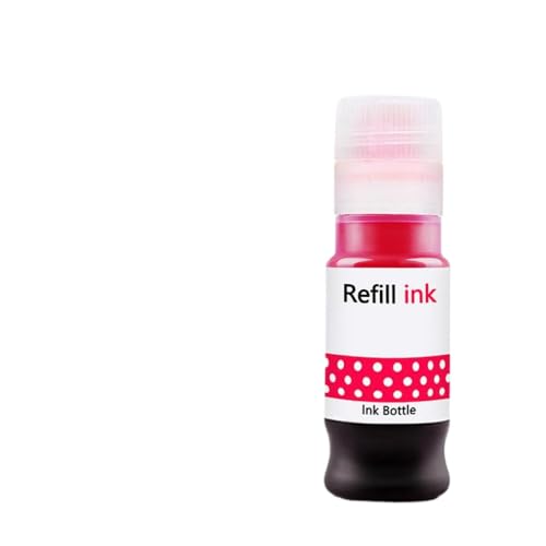 CUAWBAPF GI-71 Nachfüllfarbstoff-Tinte kompatibel mit G1020 G2020 G2021 G2060 G3020 G3021 G3060 Drucker(Dye - 70ml - M) von CUAWBAPF