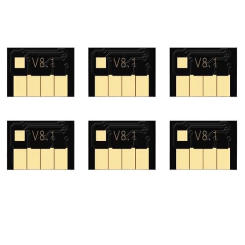 CUAWBAPF Kompatibler Kartuschenchip Kompatibel mit Designjet T920 T930 T1500 T1530 T2500 T2530 300 ml jeweils Farb -Upgrade 727 Chip(300ML-MBK) von CUAWBAPF