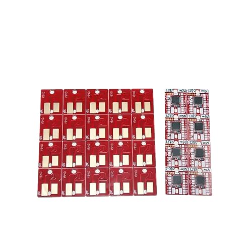 CUAWBAPF Kompatibler LH100 Tinten -Permanentchip Kompatibel mit Mimaki UJF 3042 UJF 6042 UJV 160 Druckertintenpatrone(Yellow) von CUAWBAPF