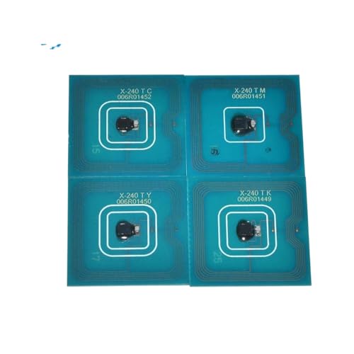 CUAWBAPF Kompatibler Tonerchip Kompatibel mit DC 240 242 250 252 260 WC7655 7665 7675 7755 7765 7775 Modelle 006R01219 006R01222 006R01221 006R01220 013R00603(5SET CMYK) von CUAWBAPF