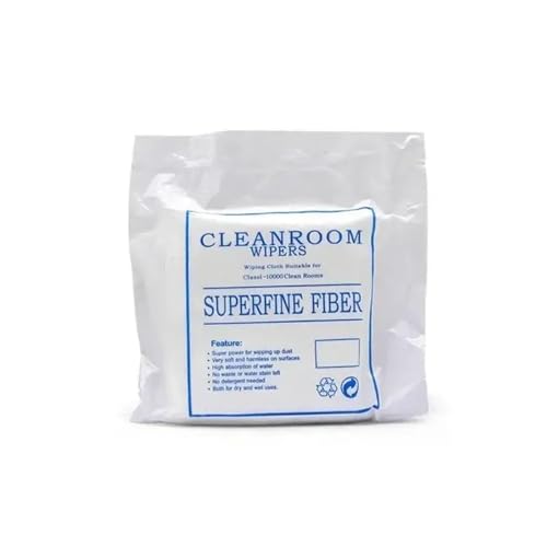 CUAWBAPF Reinraum-Wischer Superfine Faser 4x4 6x6 9x9 Zoll Nicht-Staubtuch für Druckerdruckkopf kompatible Nicht gewebte Stoffe(3008 6x6) von CUAWBAPF