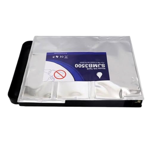 CUAWBAPF SJMB3500 Abfall-Tintentank mit Chip Kompatibel mit kompatible TM-C3500 TM-C3510 TM-C3520 Farbbeschriftungswartungsbox(4 PCS) von CUAWBAPF