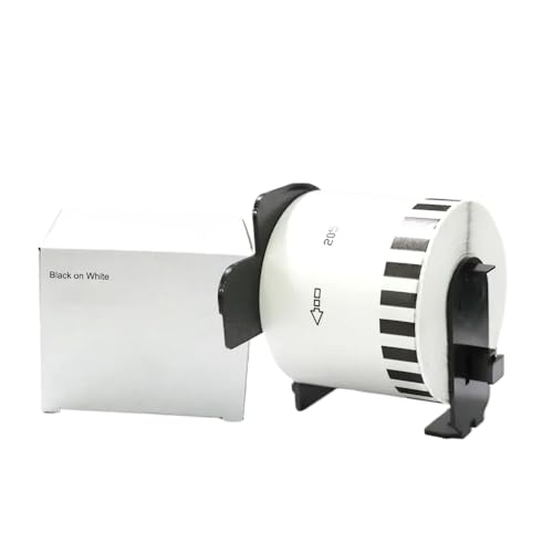 CUAWBAPF Thermo-Etikettpapier kompatibel mit Etikettendruckern DK-2205 DK-11201 DK-11202 DK-11203 DK-11204 DK-11208 DK-11209 DK-22210 DK-11241(DK-22205 62mm 30.48m) von CUAWBAPF
