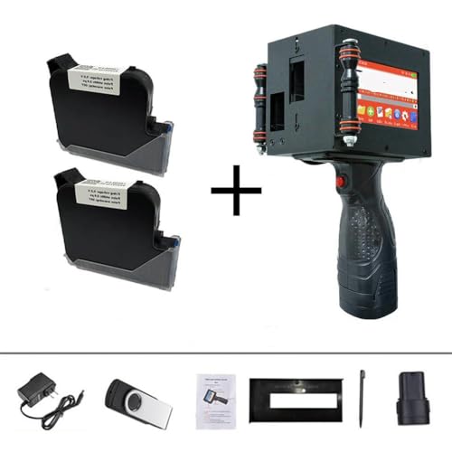 CUAWBAPF Tragbarer Handheld -Inkjet -Drucker 50mm Kompatibel mit QR -Stapel -Batch -Code -Datum der Datumsnummer Ablaufdatum kompatibel mit 25 Sprachen CUAWBAPF Tragbarer Handheld -Inkjet -Drucker 50mm Kompatibel mit QR -Stapel -Batch -Code -Datum der Datumsnummer Ablaufdatum kompatibel mit 25 Sprachen von CUAWBAPF