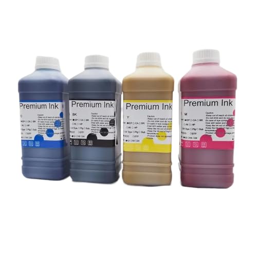 Eco-Solvent Ink 1000ml kompatibel mit DX4 DX5 DX6 DX7 DX10 PINTHEADS Kompatibel mit Mimaki JV33 CJV300 JV5 CJV150 CJV160(1PC Yellow) von CUAWBAPF