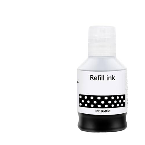 GI-71 Nachfüllfarbstoff-Tinte kompatibel mit G1020 G2020 G2021 G2060 G3020 G3021 G3060 Drucker(Pigment - 135ml - BK) von CUAWBAPF