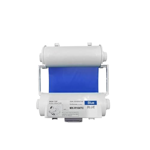 Kompatible thermische Übertragungsband SL-R101T Kompatibel mit MAX-Etikettdrucker CPM-100HC 100G3C 100G5C 100HG3C 100HIII PM-100A 100HG und Bepop SL-R102T(R104T and Chip Blue) von CUAWBAPF