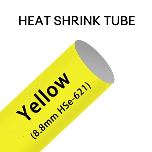 CUAWBAPF Wärmeschrumpfrohrklebeband 6/9/12mm kompatibel mit verschiedenen Etikettendruckern zum Etikettierungssystem(HSE-621) von CUAWBAPF