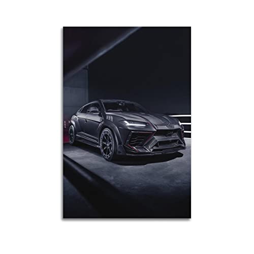 Supercar Poster für Lamborghini Urus SUV Sportauto-Poster, dekoratives Gemälde, Leinwand, Wand- und Kunstbild, modernes Familien-Schlafzimmer, Dekoration, 60 x 90 cm von CUBBLE