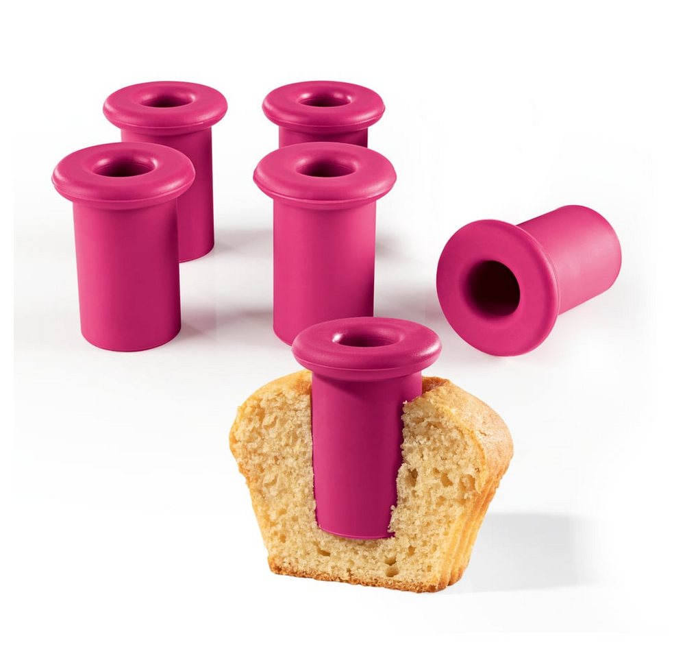 CUCAP Backform Silikon-Backförmchen 6er-Set, (6-tlg), Backspaß, kein einfetten nötig, für vielfältige Küchlein von CUCAP