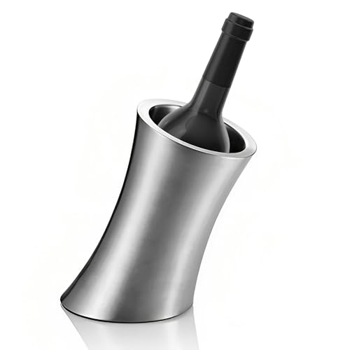 Cucina Sana Design Weinkühler – Doppelwandiger Weinkühler & Sektkühler aus Edelstahl – Ideales Geschenk für Weinliebhaber – Perfektes Weinzubehör Cucina Sana Design Weinkühler – Doppelwandiger Weinkühler & Sektkühler aus Edelstahl – Ideales Geschenk für Weinliebhaber – Perfektes Weinzubehör von CUCINA Sana KITCHENWARE