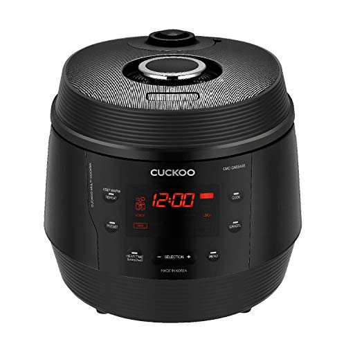CUCKOO CMC-QAB549S Premium 8 in 1 Multikocher ICOOK Q5 mit 10 vorprogrammierten Modi, Schwarz von CUCKOO
