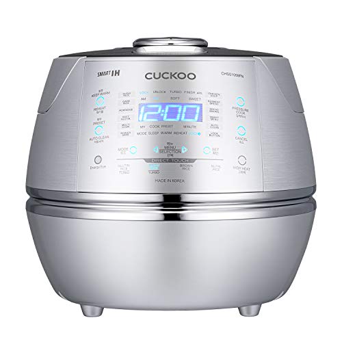 CUCKOO CRP-CHSS1009FN Dampfdruck-Reiskocher Rice Cooker 1,8l 10 Tassen | IH Induktions-Heiztechnik | Programmierbar | GABA-Reis | DSP-Technologie | Sicherheitsdampfventil von CUCKOO