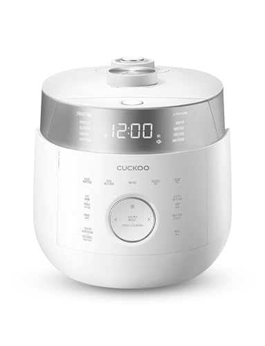 CUCKOO Reiskocher & Dampfgarer mit 16 Programmen, Induktion, Kein-Druck-Modus, offene Kochfunktion, Timer, antihaftbeschichteter Edelstahl-Innentopf (bis 10 Personen), Warmhalte & Autoclean-Funktion von Cuckoo