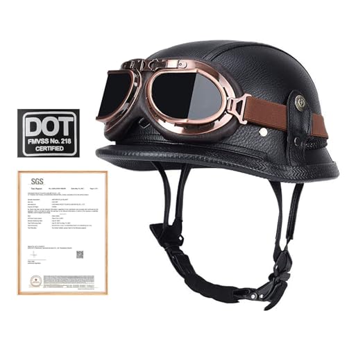 CUCKQUIC Aerodynamischer ABS-Halb-Jethelm, Motorrad-Halbhelm, ECE-Zertifiziert, Unisex, Rollerhelm, Angenehmes Weiches Futter, F,M=57~58CM CUCKQUIC Aerodynamischer ABS-Halb-Jethelm, Motorrad-Halbhelm, ECE-Zertifiziert, Unisex, Rollerhelm, Angenehmes Weiches Futter, F,M=57~58CM von CUCKQUIC