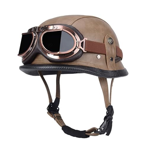 CUCKQUIC Aerodynamischer ABS-Halb-Jethelm, Motorrad-Halbhelm, ECE-Zertifiziert, Unisex, Rollerhelm, Angenehmes Weiches Futter, H,L=59~60CM CUCKQUIC Aerodynamischer ABS-Halb-Jethelm, Motorrad-Halbhelm, ECE-Zertifiziert, Unisex, Rollerhelm, Angenehmes Weiches Futter, H,L=59~60CM von CUCKQUIC