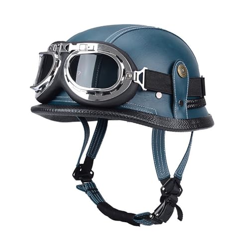 CUCKQUIC Aerodynamischer ABS-Halb-Jethelm, Motorrad-Halbhelm, ECE-Zertifiziert, Unisex, Rollerhelm, Angenehmes Weiches Futter, I,M=57~58CM CUCKQUIC Aerodynamischer ABS-Halb-Jethelm, Motorrad-Halbhelm, ECE-Zertifiziert, Unisex, Rollerhelm, Angenehmes Weiches Futter, I,M=57~58CM von CUCKQUIC