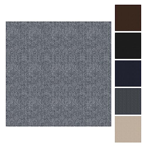 CUCOS Teppichfliesen Selbstklebende, 30x30 cm Teppichboden, Einfach Zuschneidbar, Weicher Teppich Fliesen für Wohnbereich, Büro und Küche – 10 Fliesen pro Box / 1 m² von CUCOS