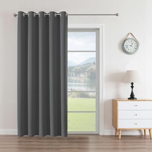 CUCRAF Blickdichte Vorhänge Gardinen mit Ösen 1er Set Verdunkelungsvorhang Beige Thermovorhang Hitzeschutz Wärmeisolierten, Ösenvorhang für Schlafzimmer Wohnzimmer von CUCRAF