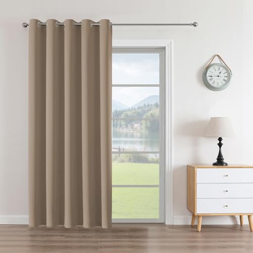 CUCRAF Blickdichte Vorhänge Gardinen mit Ösen 1er Set Verdunkelungsvorhang Beige Thermovorhang Hitzeschutz Wärmeisolierten, Ösenvorhang für Schlafzimmer Wohnzimmer CUCRAF Blickdichte Vorhänge Gardinen mit Ösen 1er Set Verdunkelungsvorhang Beige Thermovorhang Hitzeschutz Wärmeisolierten, Ösenvorhang für Schlafzimmer Wohnzimmer von CUCRAF
