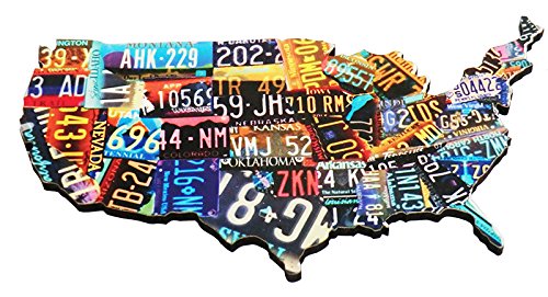 Cucuba® MAGNET AUF HOCHWERTIGEM HOLZ VINTAGE STYLE FÜR COLLECTION – GESCHENKIDEE (Magnete Vereinigte Staaten von Amerika) von CUCUBA