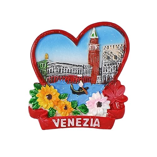 Kühlschrankmagnet 3D von Venedig, Italien-Harz, Souvenir, Geschenk für die Küche von CUCUBA