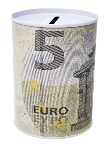 Spardose Design Banknote 5 Euro aus Metall Blech nicht aufklappbar 10 x 8 cm Spardose Design Banknote 5 Euro aus Metall Blech nicht aufklappbar 10 x 8 cm von CUCUBA