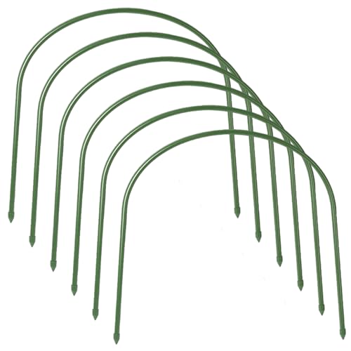 CUCUFA 6pcs Gartenrefen für erhöhte Betten, 18, 9x19, 7 Zoll rostfreies Gewächshaus-Reifen, Tunnel anbauen für Gartenstoff, Pflanzenunterstützung, Hühnertunnel CUCUFA 6pcs Gartenrefen für erhöhte Betten, 18, 9x19, 7 Zoll rostfreies Gewächshaus-Reifen, Tunnel anbauen für Gartenstoff, Pflanzenunterstützung, Hühnertunnel von CUCUFA