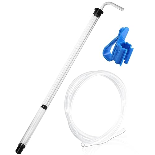 CUCUFA Auto Siphon, 14 Zoll Homebrew Siphon -Pumpe mit Schläuchen und Klemmen, Clear Mead Making Kit, Auto Siphon Racking Cane für Bier Weineimer MABOY -Flasche von CUCUFA