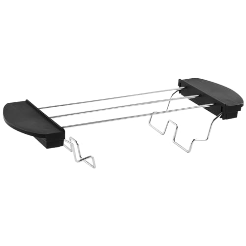 CUCUFA Toaster Warming Rack Edelstahl Toast Rack Faltbarer Toasthalter mit Griff-Anti-Scald-Racks für 2 Slice Toaster, Halter von CUCUFA