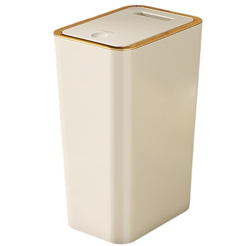 Mülldose mit Deckel Mülleimer mit Presse Deckel 10 l Schlanker Mülleimer versiegelt PP 5.1x7.7x13in Müll Dose Weitmesser wasserdicht stiller glattes Staubbehälter für Schlafzimmer Küche Wohnzimmer, C Mülldose mit Deckel Mülleimer mit Presse Deckel 10 l Schlanker Mülleimer versiegelt PP 5.1x7.7x13in Müll Dose Weitmesser wasserdicht stiller glattes Staubbehälter für Schlafzimmer Küche Wohnzimmer, C von CUCUFA