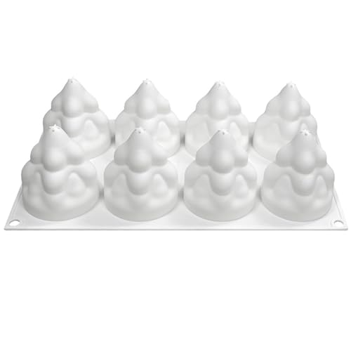 Weihnachts-Silikonformen 8 Hohlraum 3d Weihnachtsbaum-Silikonform leicht zu formen und zu demold und sauber für Seife, Kerzen, Kuchen, Gelee, Süßigkeiten, Style-2, Kerzenformen Weihnachts-Silikonformen 8 Hohlraum 3d Weihnachtsbaum-Silikonform leicht zu formen und zu demold und sauber für Seife, Kerzen, Kuchen, Gelee, Süßigkeiten, Style-2, Kerzenformen von CUCUFA