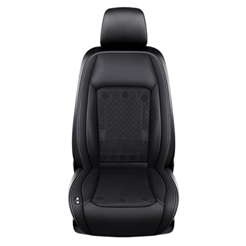 CUCUKAKA Autositz Kühlung, mit 24 Ventilatoren 3 einstellbare Windgeschwindigkeiten Sitzlüftung Auto Klima Sitzauflage für Auto LKW SUV RV,Black-12V von CUCUKAKA