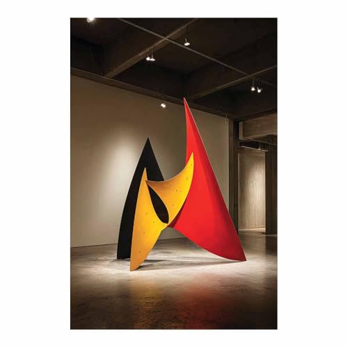 CUDAOO Leinwandbilder Moderne Kunst Abstrakte Wanddeko Kunstdrucke Geometrische Skulptur für Schlafzimmer Home Wohnung Bild Wohnzimmer(Rot218)-70x100cm Ungerahmt von CUDAOO