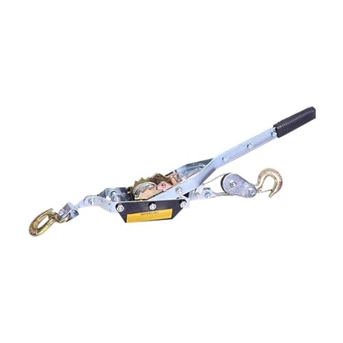Hochleistungs-Handkurbelwinde 2T 2m Drahtseil Manuelle Spanner Ratsche Doppelhaken Spannwinde, Befestigungsseil Seilspanner for Autoladung Hochleistungs-Handkurbelwinde 2T 2m Drahtseil Manuelle Spanner Ratsche Doppelhaken Spannwinde, Befestigungsseil Seilspanner for Autoladung von CUDTAPI