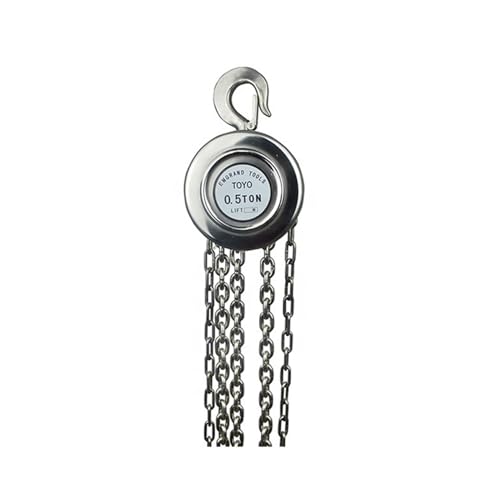 Hochleistungs-Handkurbelwinde Handkettenzug aus Edelstahl mit rostfreier Funktion(1T 3M) von CUDTAPI