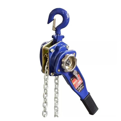 Hochleistungs-Handkurbelwinde Hebelzug 0,75 t 1 t 2 t 3 t Hebelzug, Hebehandzug Kettenspanner(0.75T 3M) von CUDTAPI