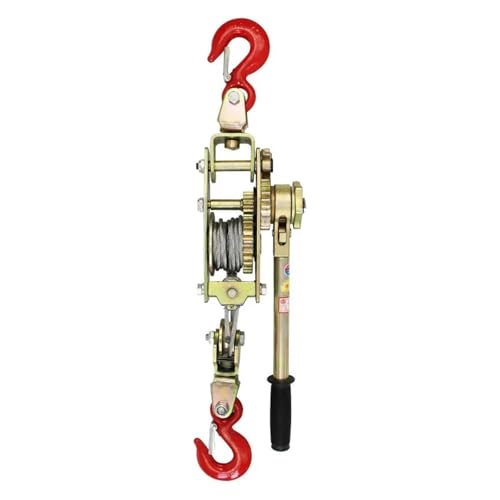 Hochleistungs-Handkurbelwinde Mlutifunction Doppelhaken-Drahtgreifgerät 4T Sichere Last Universal-Kabelspanner Doppelhaken-Drahtseilspanner SWT102(3T) von CUDTAPI