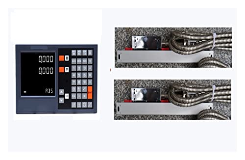 Lineare Skala mit digitaler Anzeige Dro 2-Achsen-3-Achsen-2023-Digitalanzeige-Kit YH200-2 YH200-3 Set Linear Encoder Linear Scale 5U 5V TTL for WM180V-Maschinen(Smaller and smaller) von CUDTAPI