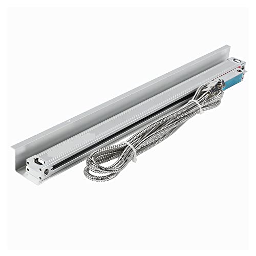 Lineare Skala mit digitaler Anzeige Hochpräzisions-Fräsdrehmaschine Grinder DRO Linear Glass Scale 450mm-1000mm TTL 5um 5VDC Grating Lineal Encoder Sensor Displacement(450mm travel) von CUDTAPI
