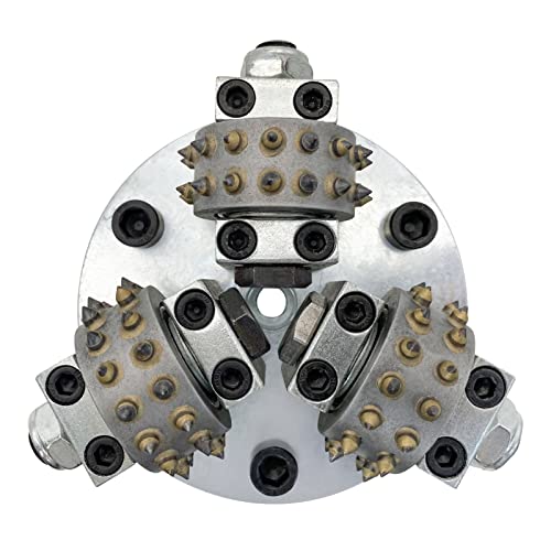Nahtsetzer für Verbinden und Nivellieren von Nähten 5-Zoll-Hammerscheibe for Stein, Granit, Beton, 30 Stifte, 3 Rollen, Schleifscheibe für Granit, Stein, Marmor, Platten(M14 Europe Thread) von CUDTAPI