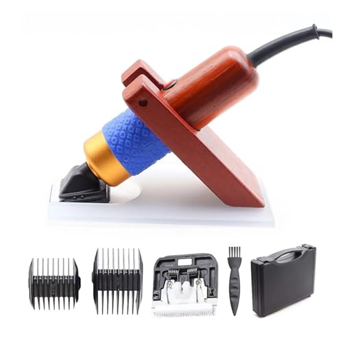 Tufting-Pistole, 2-in-1-Elektro-Teppich-Tufting-Pistole, kann sowohl Schnitt- als auch Schlingenflor-Handpistole, Teppichweben, Beflockung, Elektrowerkzeuge(2Trimmer support) von CUDTAPI