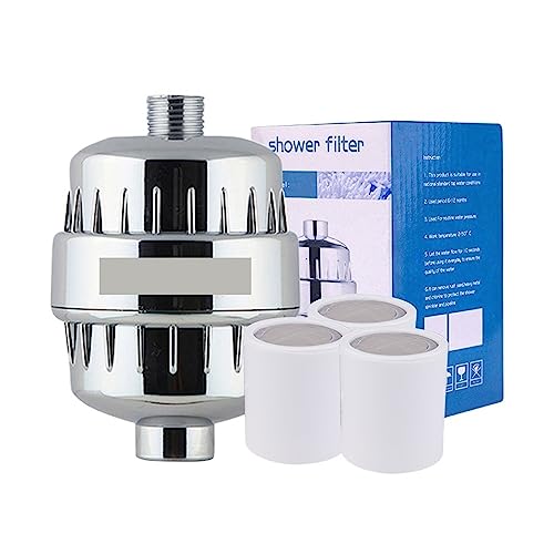 Wasserfiltersystem unter der Spüle Bad-Duschfilter (WHT-303-3E), Weichmacher, Chlor- und Schwermetallentfernung, Wasserfilter, Luftreiniger for gesundes Baden von CUDTAPI