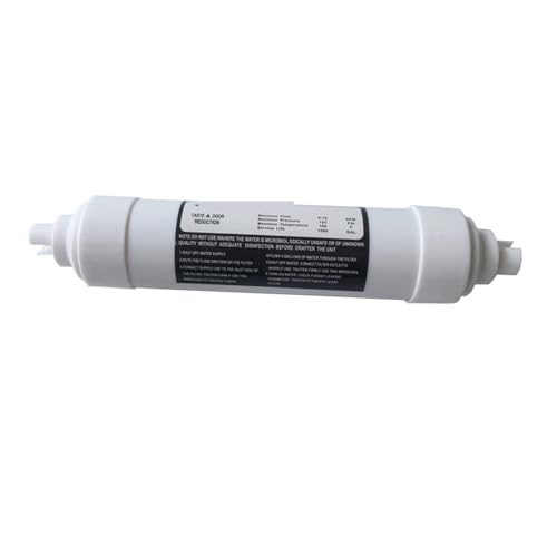 Wasserfiltersystem unter der Spüle Quick Connect 10 Zoll T33 mit 2-teiligem Wasseraufbereiter, Inline-Kokosnuss-Kohlenstoff-Post-WASSERFILTER-Kartusche, Umkehrosmose(Updated2) von CUDTAPI